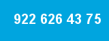 922 626 43 75 922 626 43 75